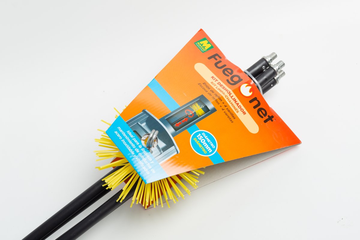 10% na limpeza de chaminés