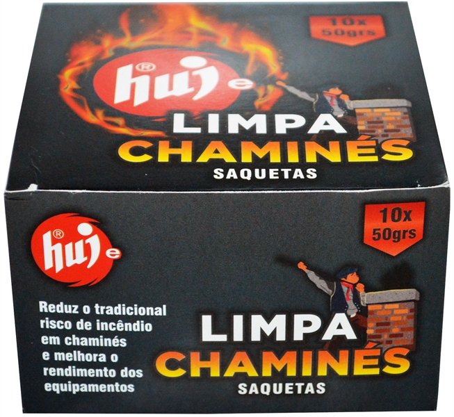 10% na limpeza de chaminés